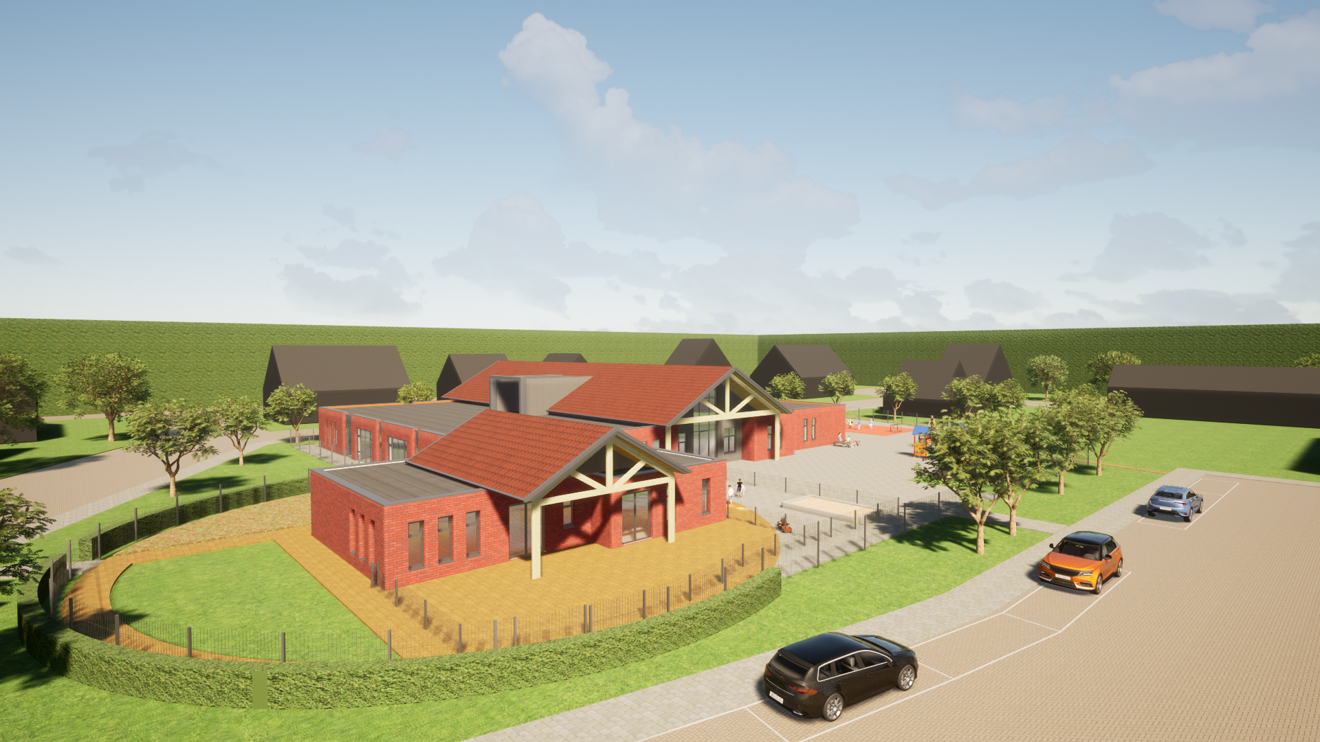 Afbeelding nieuwbouw Kindcentrum De Baayaert in Wouw