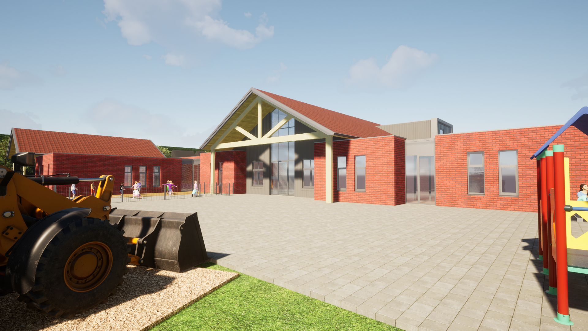 Afbeelding nieuwbouw Kindcentrum De Baayaert in Wouw